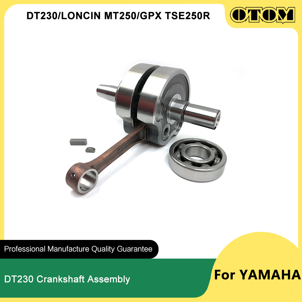 Motorcycle Crankshaft - OTOM DT230 MT250 オートバイクランクシャフトコンロッドアセンブリ ヤマハロンシンGPX TSE250R