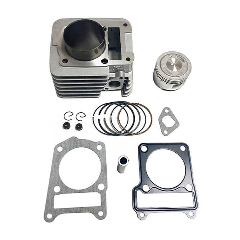 Motorcycle Piston - 新入荷-62mm改造ピストンシリンダーキット（図示の通り）金属製バイクアクセサリー YBR150、XTZ125、TTR125、YBR用