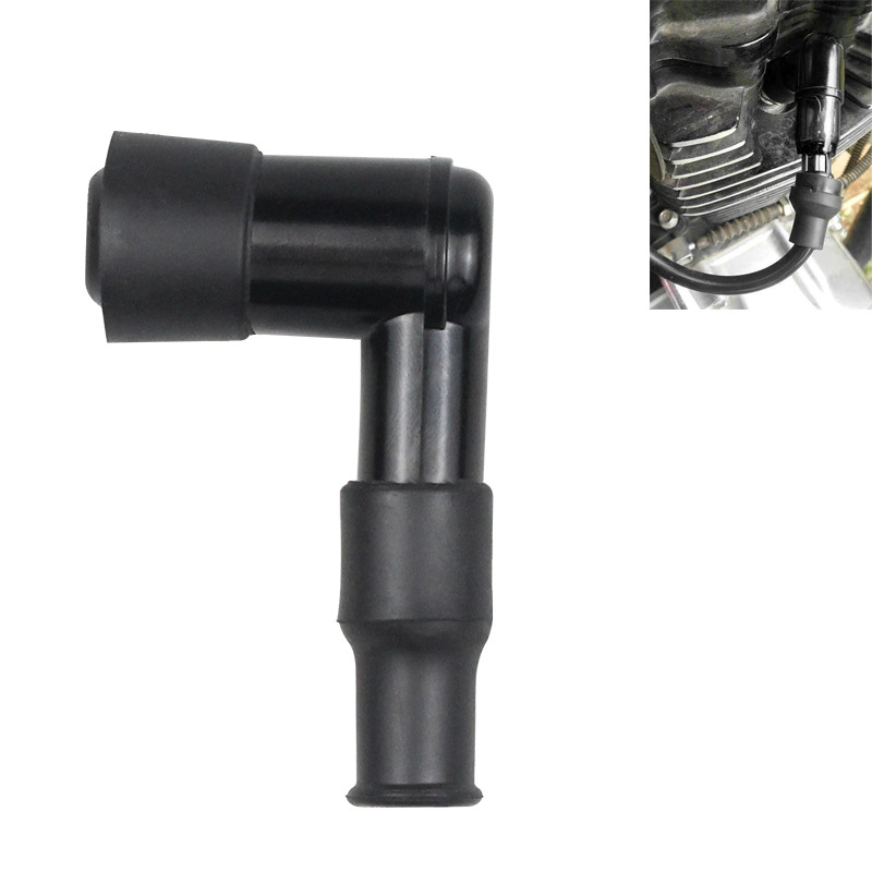 【新製品】スパークプラグキャップ 90度 ノンレジスタープラ - Motorcycle Spark Plug のレビューと価格