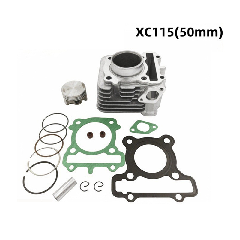 スーパーセール 50mm シリンダーピストンガスケットキット - Motorcycle Engine Kit のレビューと価格